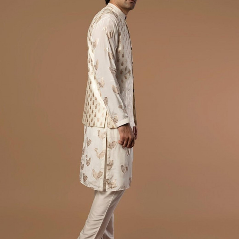 Men Floral Printed Kurta